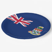 Assiettes En Carton Drapeau des îles Caïmans (Angle)