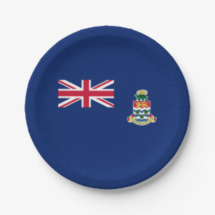 Assiettes En Carton Drapeau des îles Caïmans