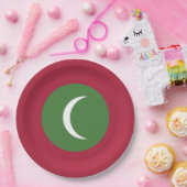 Assiettes En Carton Drapeau des Maldives (Fête)