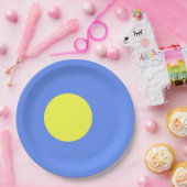 Assiettes En Carton Drapeau des Palaos (Fête)