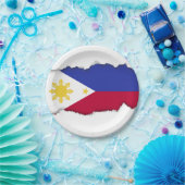 Assiettes En Carton Drapeau des Philippines (Fête)