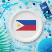 Assiettes En Carton Drapeau des Philippines (Fête)