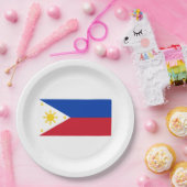 Assiettes En Carton Drapeau des Philippines (Fête)