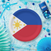 Assiettes En Carton drapeau des Philippines (Fête)