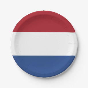 Assiettes En Carton Drapeau des plaques à papier néerlandaises