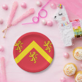 Assiettes En Carton Drapeau des plaques de papier anglesey (Fête)