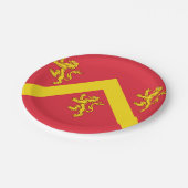 Assiettes En Carton Drapeau des plaques de papier anglesey (Angle)