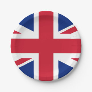 Assiettes En Carton Drapeau des plaques de papier britanniques