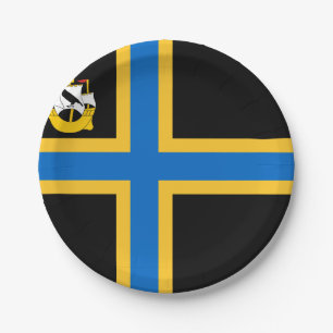 Assiettes En Carton Drapeau des plaques de papier caithness