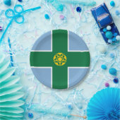 Assiettes En Carton Drapeau des plaques de papier Derbyshire (Fête)