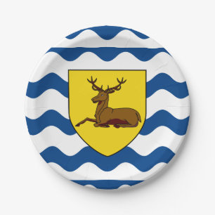 Assiettes En Carton Drapeau des plaques de papier Hertfordshire