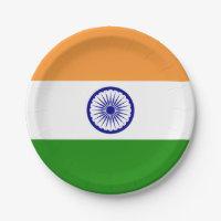 Drapeau des plaques de papier indiennes