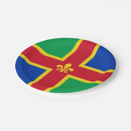 Assiettes En Carton Drapeau des plaques de papier Lincolnshire (Angle)