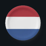 Assiettes En Carton Drapeau des plaques de papier Pays-Bas<br><div class="desc">Drapeau des plaques de papier Pays-Bas</div>