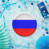 Assiettes En Carton Drapeau des plaques de papier russes (Fête)