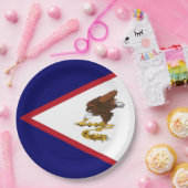 Assiettes En Carton Drapeau des Samoa américaines (Fête)