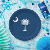 Assiettes En Carton Drapeau d'État de Caroline du Sud (Fête)