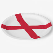 Assiettes En Carton Drapeau d'État de l'Alabama (Angle)