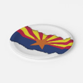 Assiettes En Carton Drapeau d'État de l'Arizona (Angle)