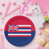 Assiettes En Carton Drapeau d'État d'Hawaii (Fête)