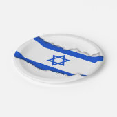 Assiettes En Carton Drapeau d'Israélien (Angle)