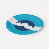 Assiettes En Carton Drapeau d'Ogden, Utah (Angle)