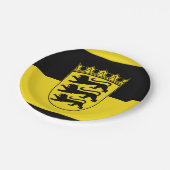 Assiettes En Carton Drapeau du Bade-Wurtemberg Plaque papier (Angle)