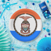 Assiettes En Carton Drapeau du Bronx (arrondissement de New York) (Fête)