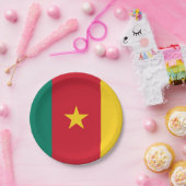 Assiettes En Carton Drapeau du Cameroun (Fête)