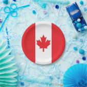 Assiettes En Carton Drapeau du Canada (Fête)
