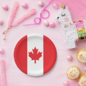 Assiettes En Carton Drapeau du Canada (Fête)