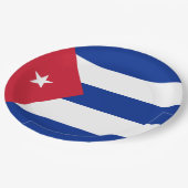 Assiettes En Carton Drapeau du Cuba (Angle)