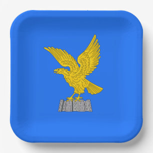 Assiettes En Carton Drapeau du Frioul-Vénétie Julienne (Italie)