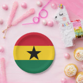 Assiettes En Carton Drapeau du Ghana (Fête)