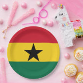 Assiettes En Carton Drapeau du Ghana (Fête)