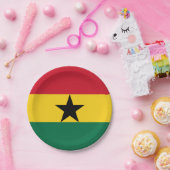Assiettes En Carton Drapeau du Ghana (Fête)