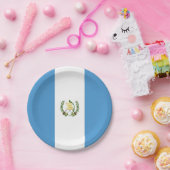 Assiettes En Carton Drapeau du Guatemala (Fête)