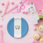 Assiettes En Carton Drapeau du Guatemala (Fête)