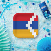 Assiettes En Carton Drapeau du Haut-Karabakh (Fête)