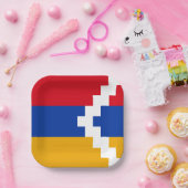 Assiettes En Carton Drapeau du Haut-Karabakh (Fête)