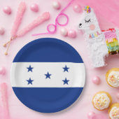Assiettes En Carton Drapeau du Honduras (Fête)