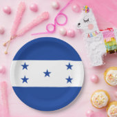 Assiettes En Carton Drapeau du Honduras (Fête)