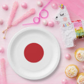 Assiettes En Carton Drapeau du Japon (Fête)