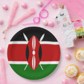 Assiettes En Carton Drapeau du Kenya   (Fête)