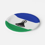 Assiettes En Carton Drapeau du Lesotho (Angle)