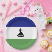 Assiettes En Carton Drapeau du Lesotho (Fête)