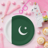 Assiettes En Carton Drapeau du Pakistan (Fête)
