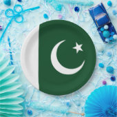 Assiettes En Carton Drapeau du Pakistan (Fête)