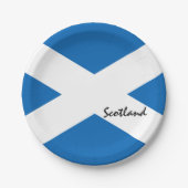 Assiettes En Carton Drapeau écossais et patriotes écossais/supporters (Devant)