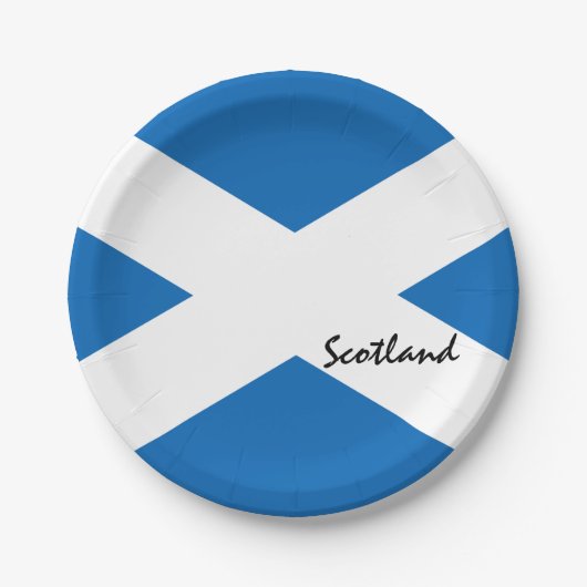 Assiettes En Carton Drapeau écossais et patriotes écossais/supporters  (Devant)